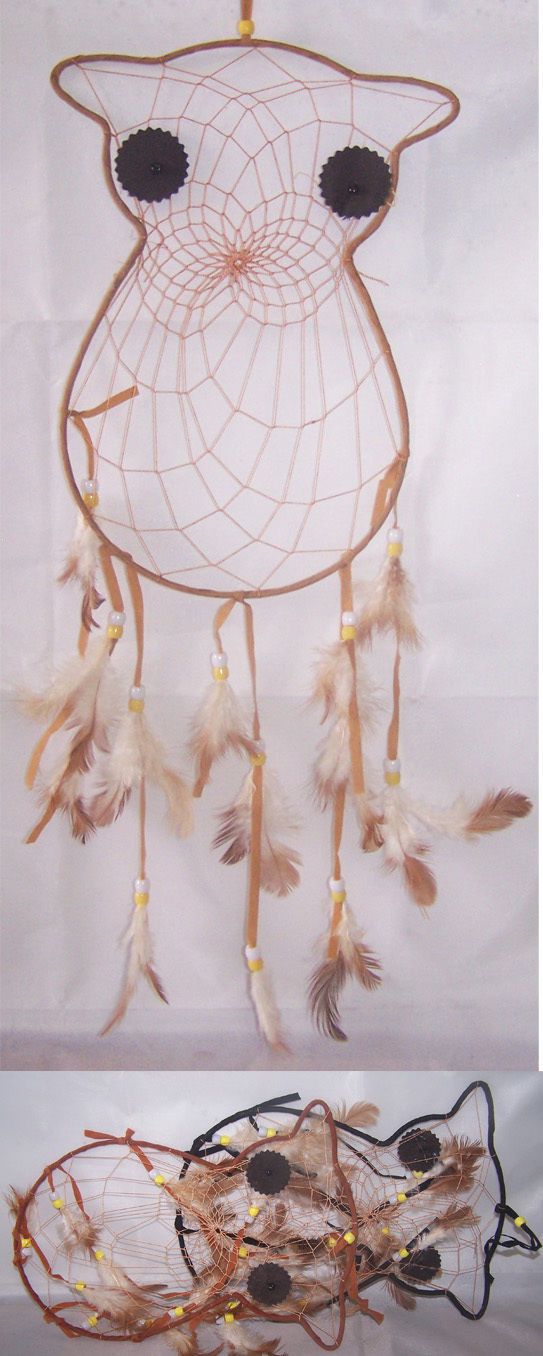 Owl Handmade Tribal Dream Catchers Wall Decorations 6 Pc Lot ( NpDc187** )