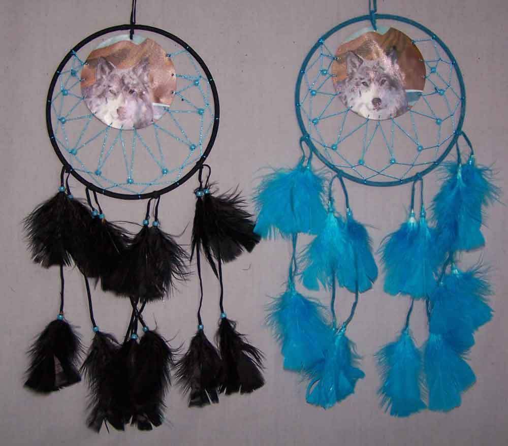 Native Pride Tribal Handmade Dream Catchers - 7" Diameter 6Pc Lot (NpDc240 ^*)