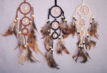 Handmade 3 Tier Tribal Dream Catchers Wall Decorations 6 Pc Lot (NpDc197-6 ^*)