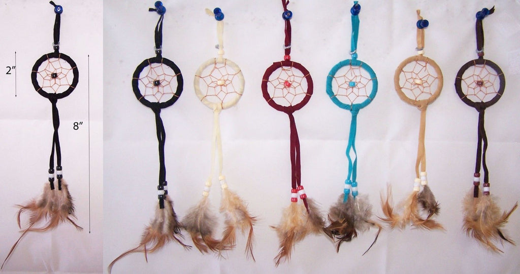 Handmade Dream Catchers With Magnet Wall Decorations 6Pc Lot (NPDC143G ^*)