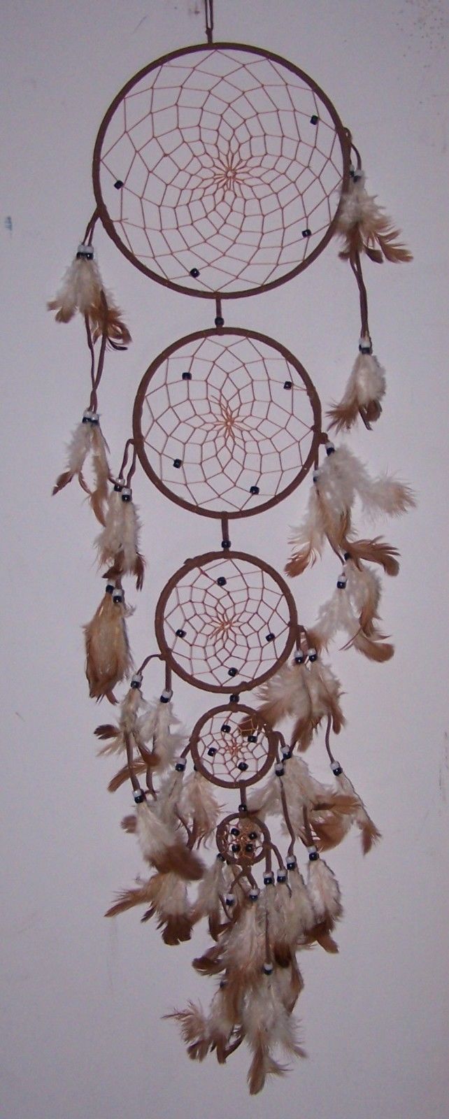 Handmade Tribal Dream Catchers Wall Decorations 6Pc Lot (NpDc239-6 ^*)