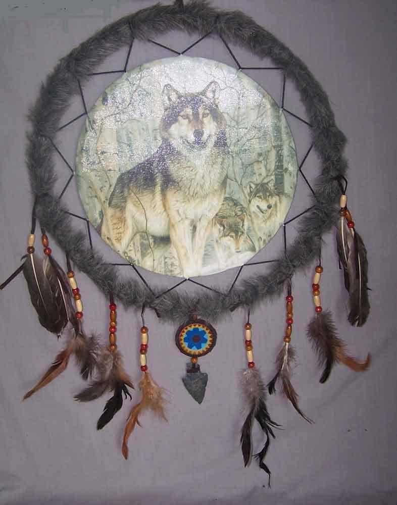 Native Pride Tribal Handmade Dream Catchers - Diameter 13.5" (NPDC223^*)