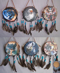Handmade Tribal DRUM Dream Catchers Wall Decorations 6 Pc Lot ( NpDc200-6** )