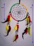 Reggae Rasta Bob Marley Style Handmade Tribal Dream Catchers 6Pcs - NpDc207-6 ^*