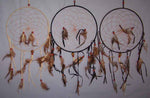 Hand Made Dream Catchers - Diameter: 8 3/4 Inches 6Pc Lot (NpDc251 ^*)