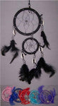 Dream Catchers With Sea Shells & Silver Thread 6Pc Pack  (NpDc253 ^)