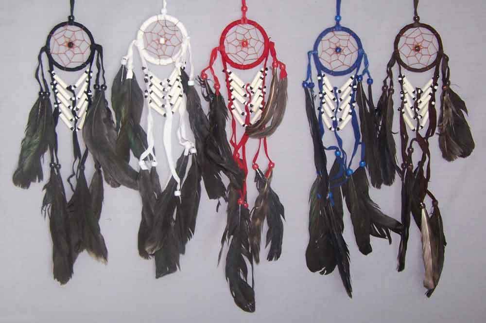 Hand Made Dream Catchers - Diameter 2.5" 6Pc Lot (NpDc257 ^*)