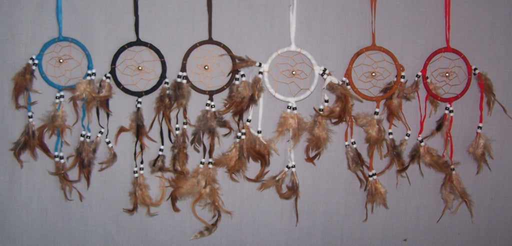 Handmade Tribal Dream Catchers Wall Decorations 6Pc Lot (NpDc231-6 ^*)